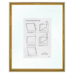 8" X 10" Float Thin Metal Gallery Frame Brass - Project 62™ -Project 62 Shop GUEST 00dedfe9 d7c0 48ee b019 54278066436b
