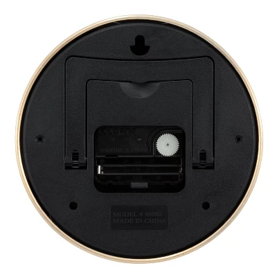 6" Round Wall Clock White/Brass - Project 62™ 4 6" Round Wall Clock White/Brass - Project 62™ - Image 2