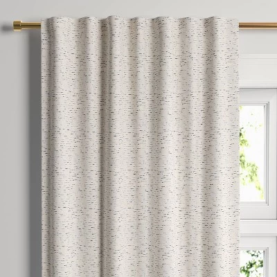 1pc Blackout Doral Window Curtain Panel Cream - Project 62™ 7 1pc Blackout Doral Window Curtain Panel Cream - Project 62™ - Image 5