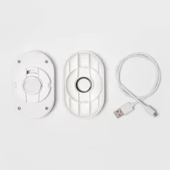 Portable Speckled Oil Pad Diffuser With Fan Black/White - Project 62™