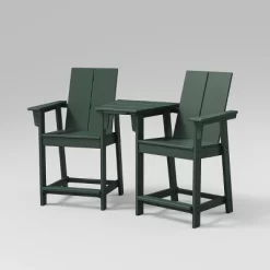 Moore 3pc POLYWOOD Patio Counter Chair Set With Connecting Table - Project 62™ -Project 62 Shop GUEST 04f1efdb 19a7 4b88 bff4 2fe095cd7ad2