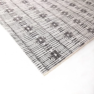 Retro Repeat Outdoor Rug Black - Project 62™ 3 Retro Repeat Outdoor Rug Black - Project 62™