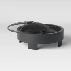 24" Round Wood Burning Fire Pit With Legs - Black - Project 62™ 7 24" Round Wood Burning Fire Pit With Legs - Black - Project 62™ -Project 62 Shop GUEST 1c1fa094 54a3 4d0f 8136 732716f3fc45