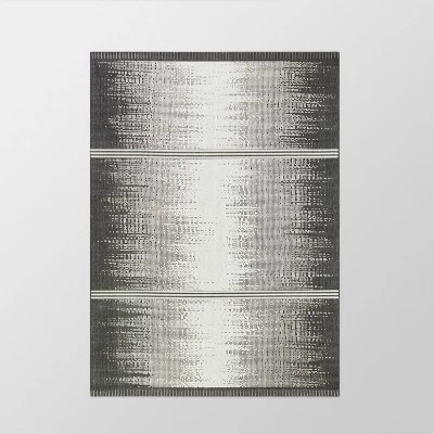 Ombre Stripe Outdoor Rug Black - Project 62™ 5 Ombre Stripe Outdoor Rug Black - Project 62™ - Image 3