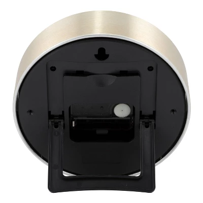 6" Round Wall Clock White/Brass - Project 62™ 5 6" Round Wall Clock White/Brass - Project 62™ - Image 3