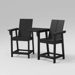 Moore 3pc POLYWOOD Patio Counter Chair Set With Connecting Table - Project 62™ -Project 62 Shop GUEST 239c790b c837 4a6a 97d5 28612995ca8a