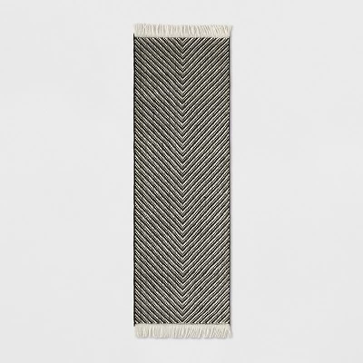 Chevron Woven Area Rug Black/White - Project 62™ 5 Chevron Woven Area Rug Black/White - Project 62™ - Image 3