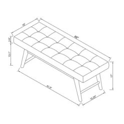 Copan Mid Century Bench Beige - Project 62™ 14 Copan Mid Century Bench Beige - Project 62™ -Project 62 Shop GUEST 2992de77 c3e1 4fe6 a05e 33a718394263