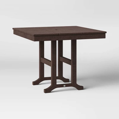 Moore POLYWOOD 35" Farmhouse Square Patio Dining Table - Project 62™ 11 Moore POLYWOOD 35" Farmhouse Square Patio Dining Table - Project 62™ - Image 9