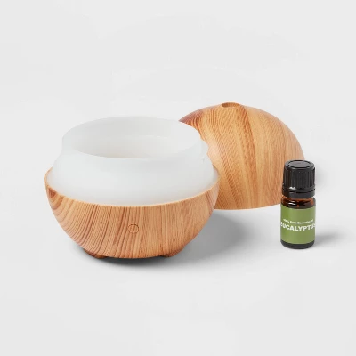 100ml Woodgrain Ultrasonic Diffuser Plus 5ml Eucalyptus Essential Oil Kit - Project 62™ 4 100ml Woodgrain Ultrasonic Diffuser Plus 5ml Eucalyptus Essential Oil Kit - Project 62™ - Image 2