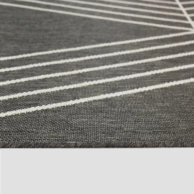 5' X 7' Tilt Outdoor Rug Gray - Project 62™ 5 5' X 7' Tilt Outdoor Rug Gray - Project 62™ - Image 3