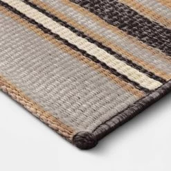 7'x10' Striped Tapestry Rectangular Woven Outdoor Area Rug Charcoal Gray - Project 62™ 6 7'x10' Striped Tapestry Rectangular Woven Outdoor Area Rug Charcoal Gray - Project 62™ -Project 62 Shop GUEST 36089f88 13e9 41b9 9d4e 2d22c5d998c3