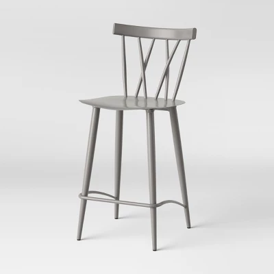 Becket Metal X Back Counter Height Barstool - Project 62™ 4 Becket Metal X Back Counter Height Barstool - Project 62™ - Image 3