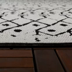 Grace Geometric Indoor/Outdoor Rug Black/White - Project 62™ 11 Grace Geometric Indoor/Outdoor Rug Black/White - Project 62™ -Project 62 Shop GUEST 4692400d 93a1 444b 8345 8aea682c2ace