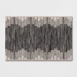 Graphic Steps Outdoor Rug Black - Project 62™ -Project 62 Shop GUEST 489fa3e7 0751 4d9c 8566 3d2dd7d7494e