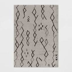 Grace Sketch Diamond Indoor/Outdoor Rug - Black/White - Project 62™ 12 Grace Sketch Diamond Indoor/Outdoor Rug - Black/White - Project 62™ -Project 62 Shop GUEST 4cd4b6e5 f579 47c9 a6e9 786e30f7d3be