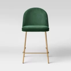 Nils Brass Base Counter Height Barstool - Project 62™ -Project 62 Shop GUEST 55137b27 21a4 4388 b5b7 374d3830130e