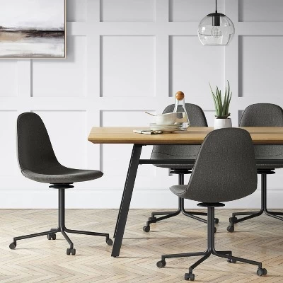 Copley Swivel Office Chair With Casters Dark Gray - Project 62™ 3 Copley Swivel Office Chair With Casters Dark Gray - Project 62™