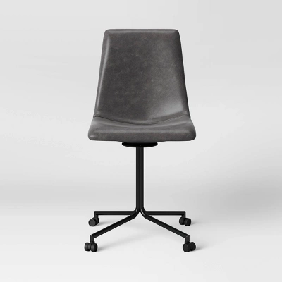 Bowden Office Chair With Casters Gray - Project 62™ 4 Bowden Office Chair With Casters Gray - Project 62™ - Image 2