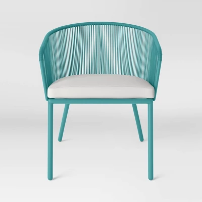 Fisher 3pc Deep Seating Patio Chat Set - Blue-Green - Project 62™ 5 Fisher 3pc Deep Seating Patio Chat Set - Blue-Green - Project 62™ - Image 3