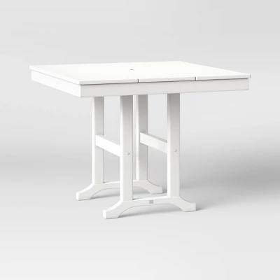 Moore POLYWOOD 35" Farmhouse Square Patio Dining Table - Project 62™ 12 Moore POLYWOOD 35" Farmhouse Square Patio Dining Table - Project 62™ - Image 10