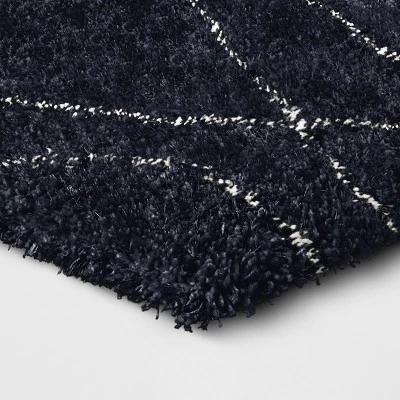 Diamond Patterned Shag Woven Rug - Project 62 3 Diamond Patterned Shag Woven Rug - Project 62