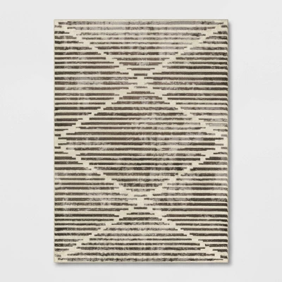 Kirk X Modern Striped Rug Black/White - Project 62™ 6 Kirk X Modern Striped Rug Black/White - Project 62™ - Image 4