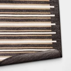 7'x10' Striped Tapestry Rectangular Woven Outdoor Area Rug Charcoal Gray - Project 62™ 7 7'x10' Striped Tapestry Rectangular Woven Outdoor Area Rug Charcoal Gray - Project 62™ -Project 62 Shop GUEST 89c92463 18cf 4d7d b46b 42299b152b1b