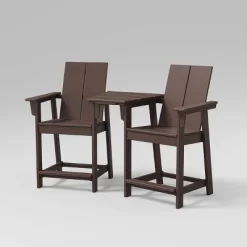 Moore 3pc POLYWOOD Patio Counter Chair Set With Connecting Table - Project 62™ -Project 62 Shop GUEST 8de48af7 f7b4 4ed4 bde6 b15e0d2d1545