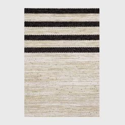 9' X 12' Multi-Tier Bars Outdoor Rug Gray/Cream - Project 62™