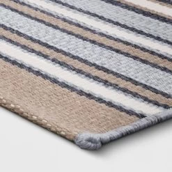 5' X 7' Woven Striped Outdoor Rug Ivory/Gray - Project 62™ -Project 62 Shop GUEST 9c55d118 181c 4be0 a33b 2073f76792c5