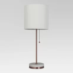 Hayes Marble Base Stick Lamp - Threshold
