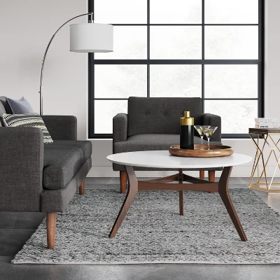 Chunky Knit Wool Woven Rug - Project 62 4 Chunky Knit Wool Woven Rug - Project 62 - Image 2