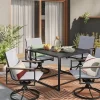 Henning 4 Person Rectangle Patio Dining Table - Black - Project 62™ -Project 62 Shop GUEST aaf44307 4ca1 44a0 8be9 efa32a018567