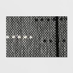 7' X 10' Linden Stripe Outdoor Rug Gray - Project 62™