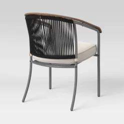 2pc Apex Mixed Material Outdoor Patio Dining Chairs Arm Chairs Black - Project 62™ 14 2pc Apex Mixed Material Outdoor Patio Dining Chairs Arm Chairs Black - Project 62™ -Project 62 Shop GUEST afd87573 f32e 4143 ae0d 3bc9464f8622