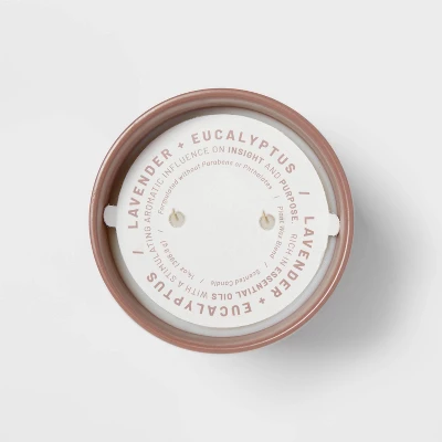 14oz Matte Ceramic Candle Lavender & Eucalyptus Lavender - Project 62™ 4 14oz Matte Ceramic Candle Lavender & Eucalyptus Lavender - Project 62™ - Image 3