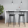 Set Of 2 Becket Metal X Back Barstool Black - Project 62™ -Project 62 Shop GUEST b994960d 4d8b 4392 82d9 5f048cebdd8b