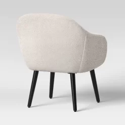 Harwell Modern Arm Barrel Chair With Wooden Legs Faux Shearling Cream - Project 62™ 8 Harwell Modern Arm Barrel Chair With Wooden Legs Faux Shearling Cream - Project 62™ -Project 62 Shop GUEST bd29cafc d1c7 4f83 90ae 99176b1f2509