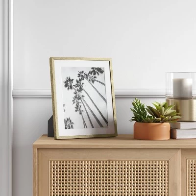 10.4" X 12.4" Matted To 8" X 10" Thin Metal Tabletop Frame Brass - Project 62™ 3 10.4" X 12.4" Matted To 8" X 10" Thin Metal Tabletop Frame Brass - Project 62™