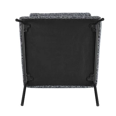 Glenn Mid-Century Modern Accent Chair Blue/White - Project 62™ 8 Glenn Mid-Century Modern Accent Chair Blue/White - Project 62™ - Image 6