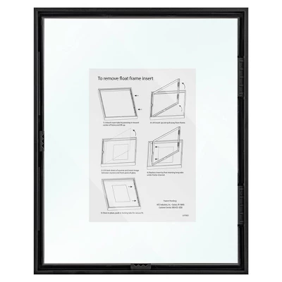 8" X 10" Float Thin Gallery Frame Black - Project 62™ 6 8" X 10" Float Thin Gallery Frame Black - Project 62™ - Image 4