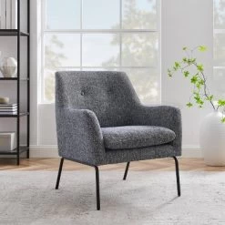 Glenn Mid-Century Modern Accent Chair Blue/White - Project 62™ 20 Glenn Mid-Century Modern Accent Chair Blue/White - Project 62™ -Project 62 Shop GUEST d2d1ce61 ef91 4bf5 afe7 012ff0137658