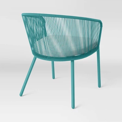 Fisher 3pc Deep Seating Patio Chat Set - Blue-Green - Project 62™ 6 Fisher 3pc Deep Seating Patio Chat Set - Blue-Green - Project 62™ - Image 4