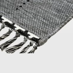 5' X 7' Linden Stripe Outdoor Rug Gray - Project 62™