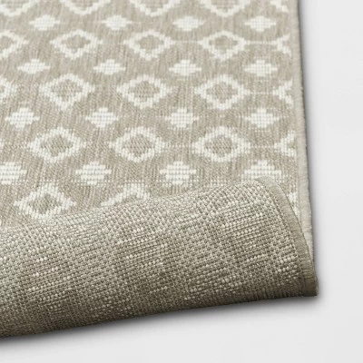 Geo Diamond Indoor/Outdoor Rug Natural - Project 62™ 5 Geo Diamond Indoor/Outdoor Rug Natural - Project 62™ - Image 3