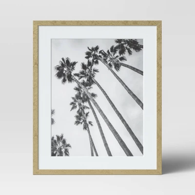 10.4" X 12.4" Matted To 8" X 10" Thin Metal Tabletop Frame Brass - Project 62™ 4 10.4" X 12.4" Matted To 8" X 10" Thin Metal Tabletop Frame Brass - Project 62™ - Image 2