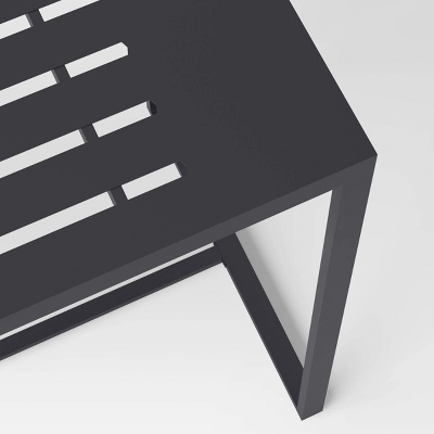 Henning Bar Height Rectangle Patio Table - Black - Project 62™ 4 Henning Bar Height Rectangle Patio Table - Black - Project 62™ - Image 2