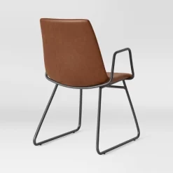 2pk Bowden Dining Chair With Arms Caramel Faux Leather - Project 62™ 11 2pk Bowden Dining Chair With Arms Caramel Faux Leather - Project 62™ -Project 62 Shop GUEST f262c859 ea45 42df 993a 776aeccbbfde