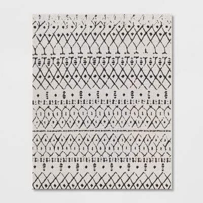 Grace Geometric Indoor/Outdoor Rug Black/White - Project 62™ 8 Grace Geometric Indoor/Outdoor Rug Black/White - Project 62™ - Image 6